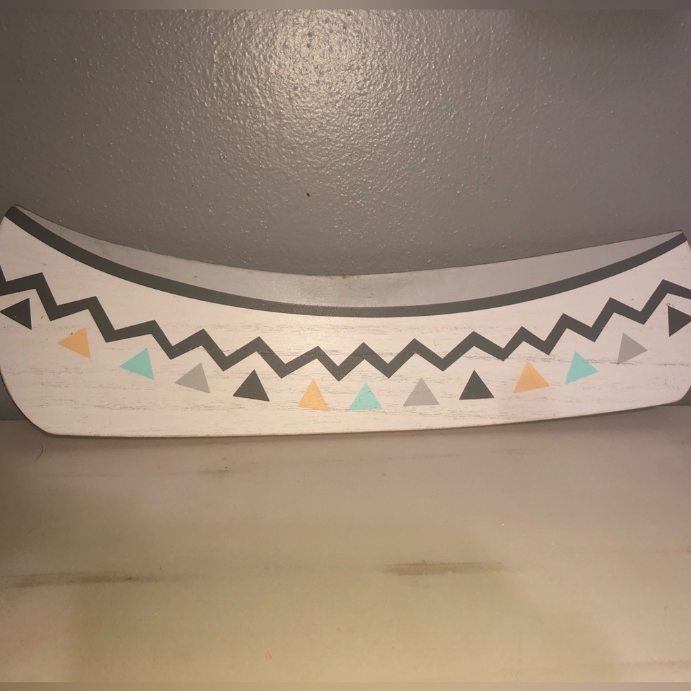 Hobby Lobby native boat wall decor